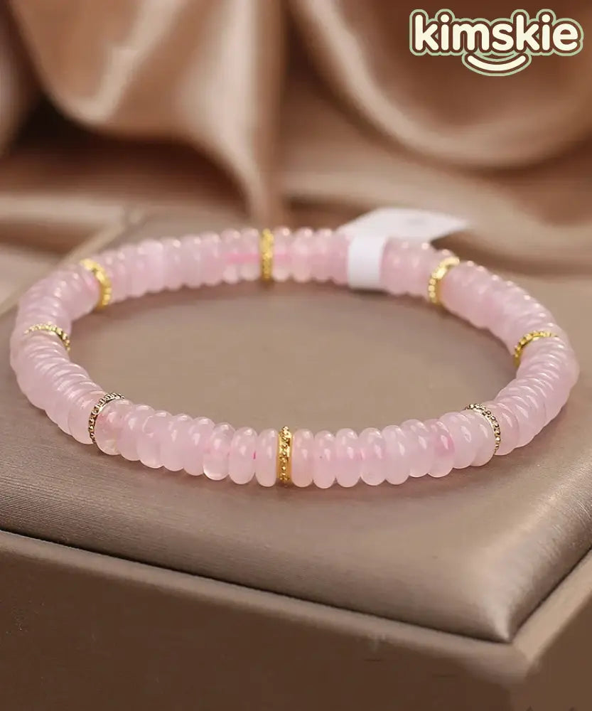 New Chinese Green Jade Abacus Bead Bracelet